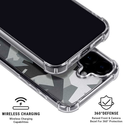 Urban Camouflage Black iPhone 16 Plus MagSafe Case