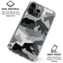 Urban Camouflage Black iPhone 16 Pro Clear Case