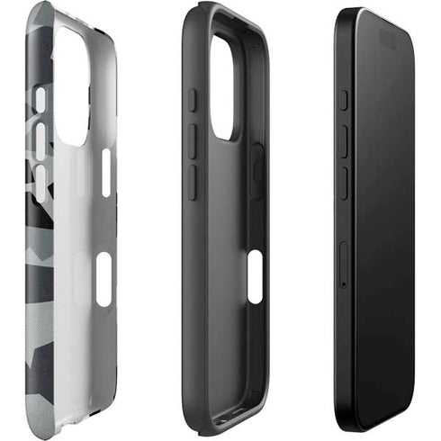 Urban Camouflage Black iPhone 16 Pro Impact Case