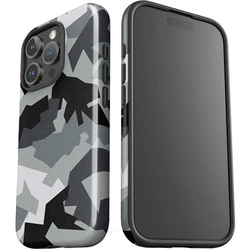 Urban Camouflage Black iPhone 16 Pro Impact Case