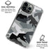 Urban Camouflage Black iPhone 16 Pro Max Clear Case