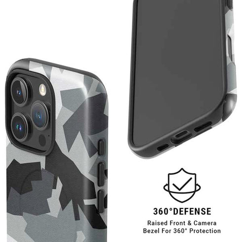 Urban Camouflage Black iPhone 16 Pro Max Magsafe Impact Case