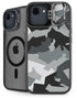 Urban Camouflage Black iPhone 16e Kickstand Case