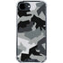 Urban Camouflage Black iPhone 16e Clear Case