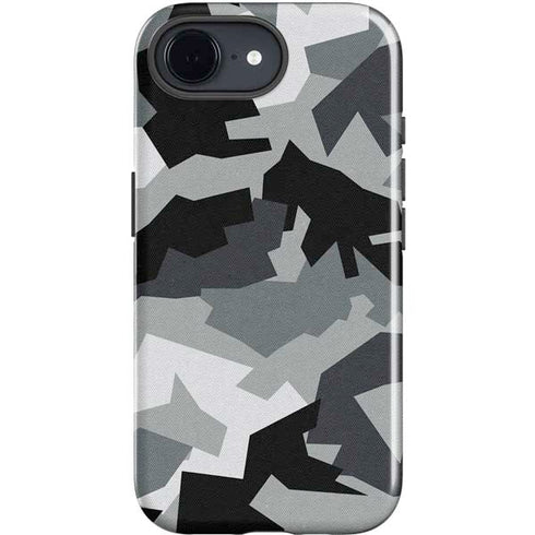 Urban Camouflage Black iPhone 16e Impact Case