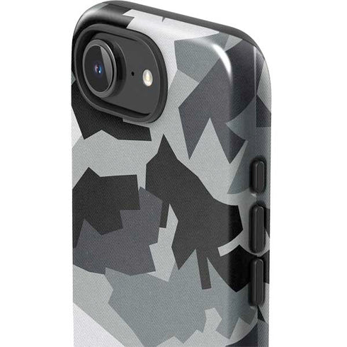 Urban Camouflage Black iPhone 16e Impact Case