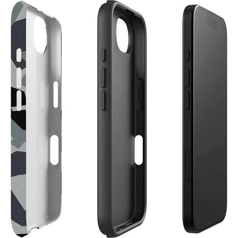 Urban Camouflage Black iPhone 16e Impact Case