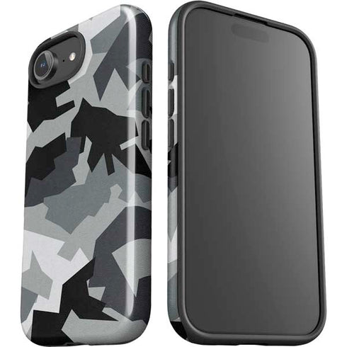 Urban Camouflage Black iPhone 16e Impact Case