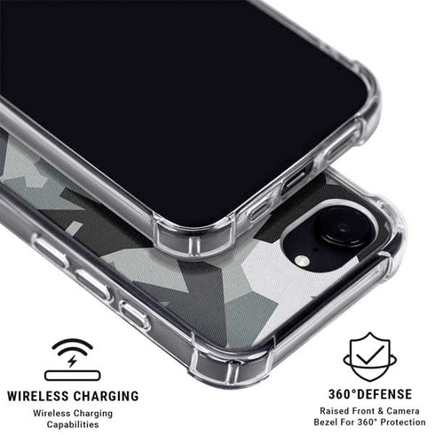 Urban Camouflage Black iPhone 16e MagSafe Case