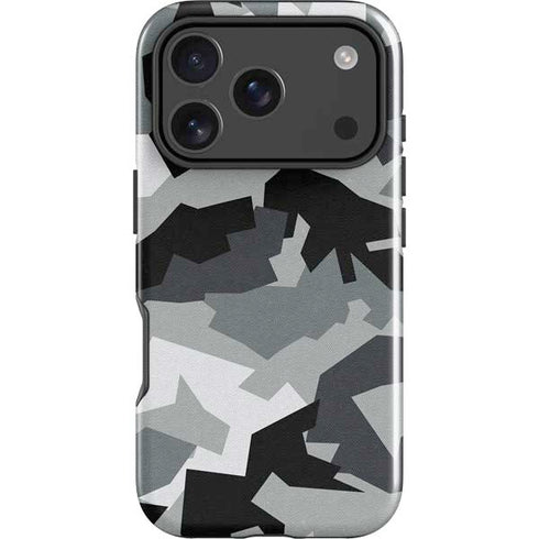 Urban Camouflage Black iPhone 18 Pro Impact Case