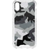 Urban Camouflage Black iPhone XS Clear Case