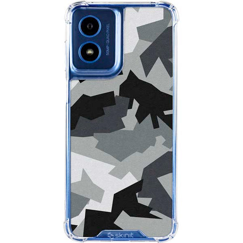 Urban Camouflage Black Moto G 5G (2024) Clear Case