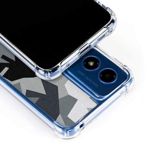Urban Camouflage Black Moto G 5G (2024) Clear Case