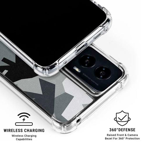 Urban Camouflage Black Moto G Power 5G (2024) Clear Case