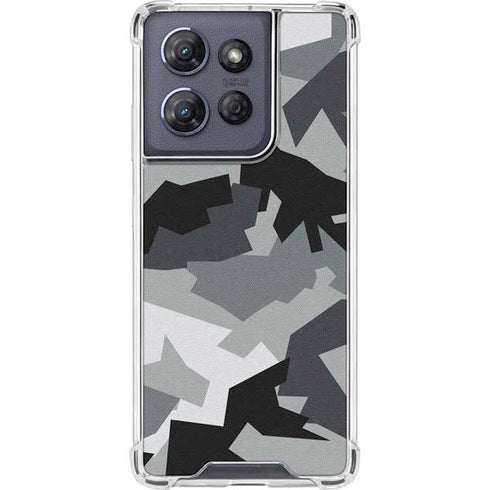 Urban Camouflage Black Moto G Stylus 5G (2025) Clear Case