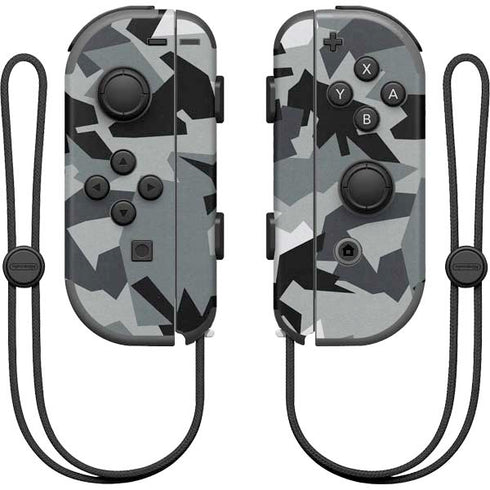 Urban Camouflage Black Nintendo Skins