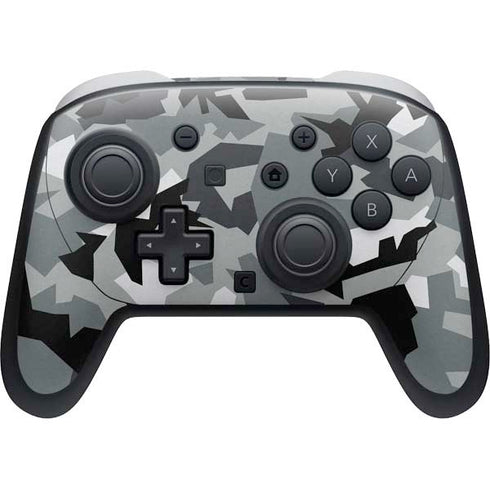 Urban Camouflage Black Nintendo Switch 2 (2025) Pro Controller Skin
