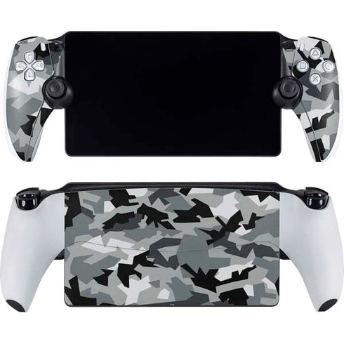 Urban Camouflage Black PlayStation PS5 Skins