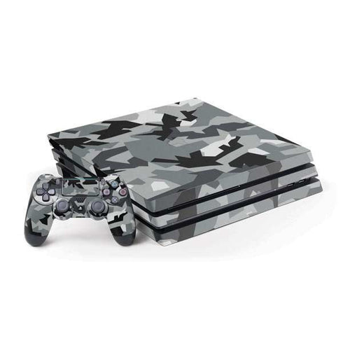 Urban Camouflage Black PlayStation PS4 Skins