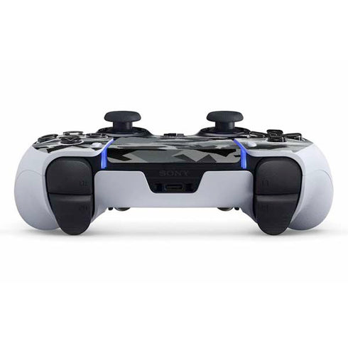 Urban Camouflage Black PS5 DualSense Edge Pro Controller Skin