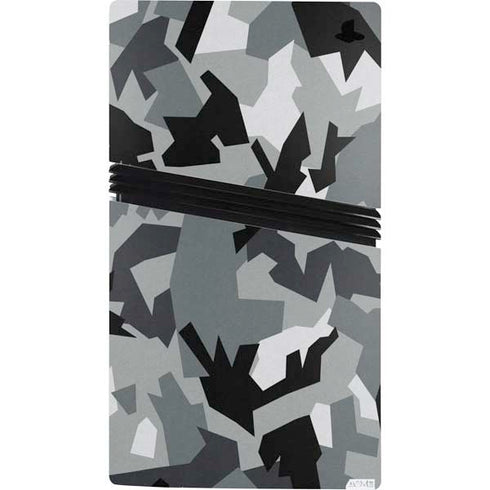 Urban Camouflage Black PS5 Pro Bundle Skin