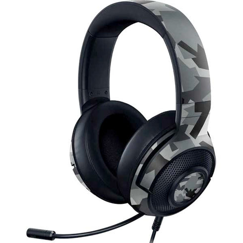 Urban Camouflage Black Razer Kraken X Skin