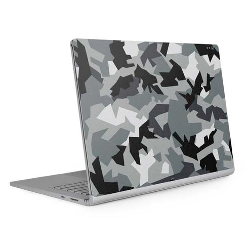 Urban Camouflage Black Surface Book 2 15in Skin