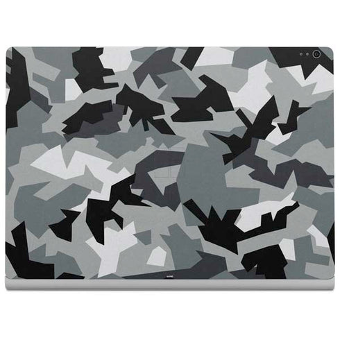 Urban Camouflage Black Surface Book 2 15in Skin