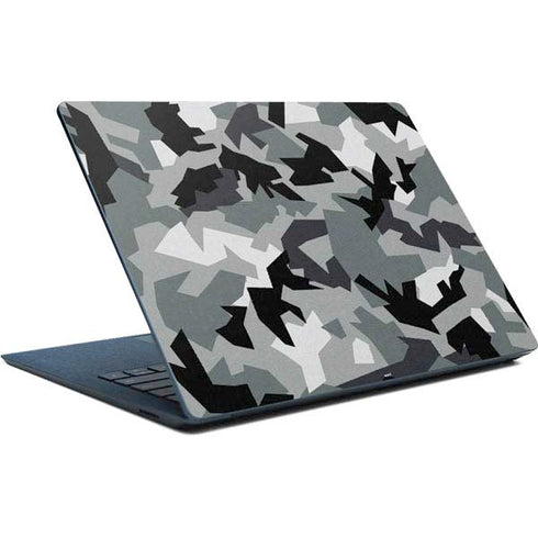 Urban Camouflage Black Surface Laptop Skin