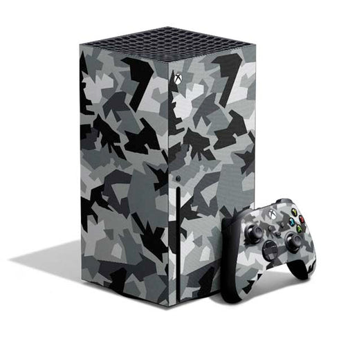 Urban Camouflage Black Xbox Series X Skins