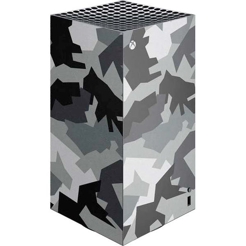 Urban Camouflage Black XBox Series X Digital Edition Console Skin