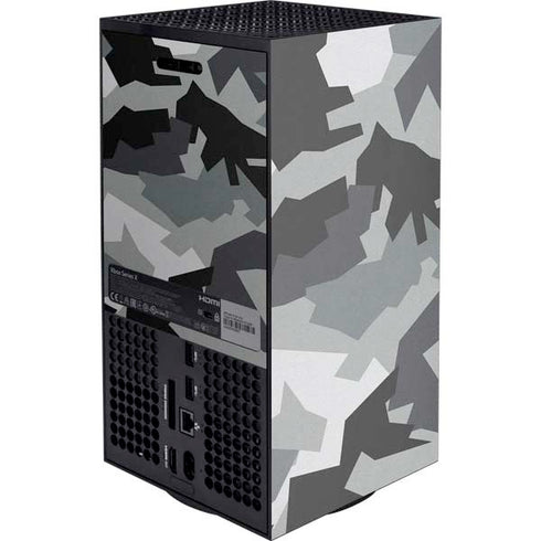 Urban Camouflage Black XBox Series X Digital Edition Console Skin
