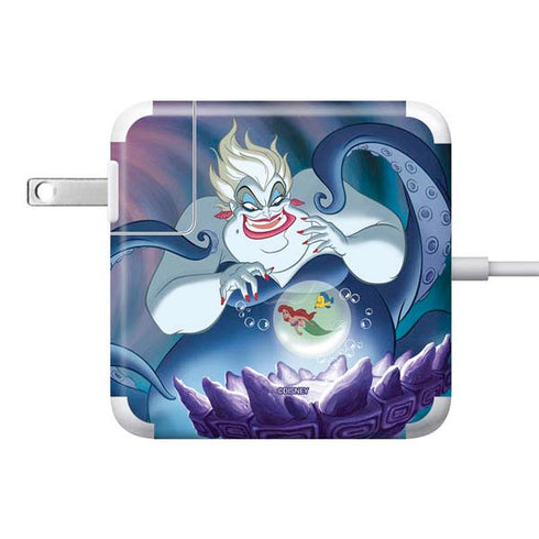 Disney Villains Ursula Ariel and Flounder 85W Power Adapter (15 and 17 inch MacBook Pro Charger) Skin