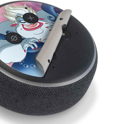 Disney Villains Ursula Ariel and Flounder Amazon Echo Dot Skin