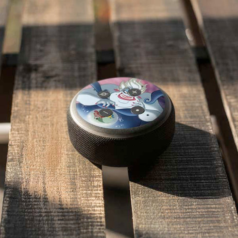Disney Villains Ursula Ariel and Flounder Amazon Echo Dot Skin