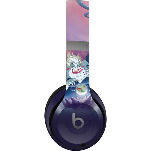 Disney Villains Ursula Ariel and Flounder Beats Solo 4 Wireless Headphones Skin