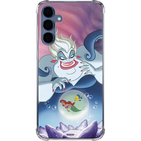 Disney Villains Ursula Ariel and Flounder Galaxy A55 5G Clear Case