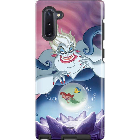 Disney Villains Ursula Ariel and Flounder Galaxy Cases