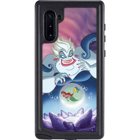 Disney Villains Ursula Ariel and Flounder Galaxy Cases