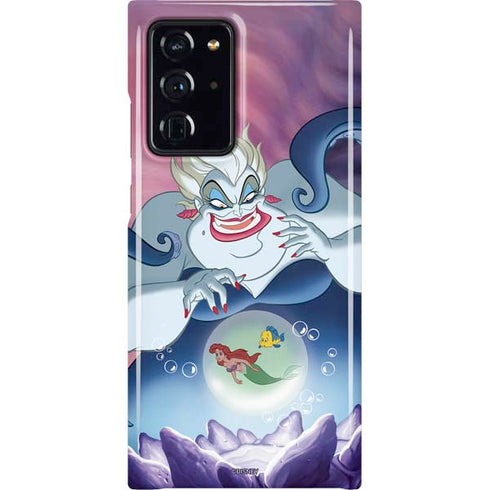 Disney Villains Ursula Ariel and Flounder Galaxy Cases