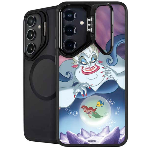 Disney Villains Ursula Ariel and Flounder Galaxy S24 Plus Kickstand Case