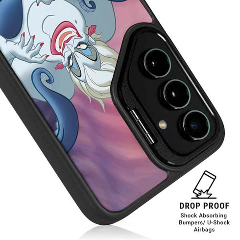 Disney Villains Ursula Ariel and Flounder Galaxy S24 Plus Kickstand Case