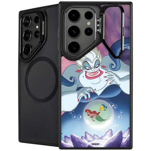 Disney Villains Ursula Ariel and Flounder Galaxy S25 Ultra Kickstand Case