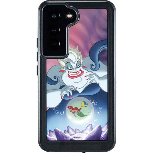 Disney Villains Ursula Ariel and Flounder Galaxy S24 Waterproof Case
