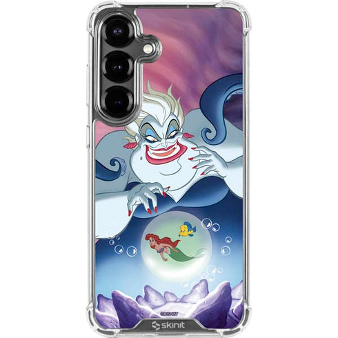 Disney Villains Ursula Ariel and Flounder Galaxy S26 Clear Case