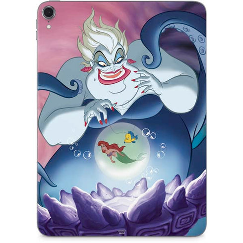 Disney Villains Ursula Ariel and Flounder Apple iPad Pro Skin