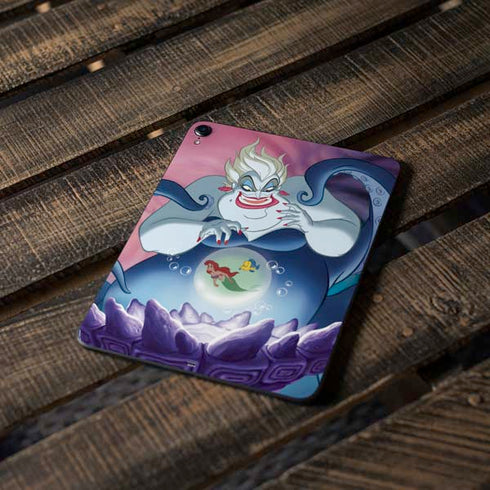 Disney Villains Ursula Ariel and Flounder Apple iPad Pro Skin