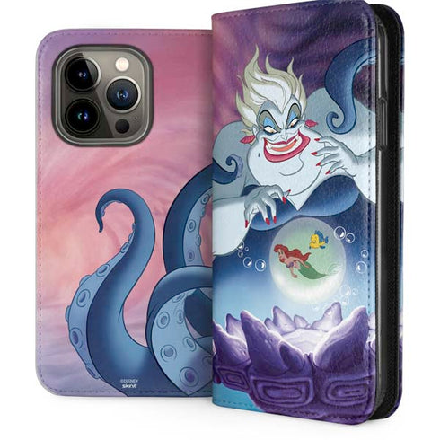 Disney Villains Ursula Ariel and Flounder iPhone Cases