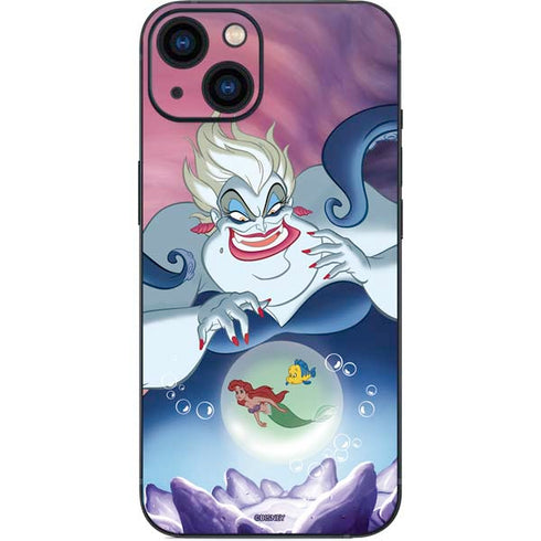 Disney Villains Ursula Ariel and Flounder iPhone Skins