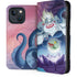 Disney Villains Ursula Ariel and Flounder iPhone 15 Folio Case